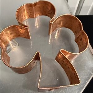 Copper Shamrock Cookie Cutter